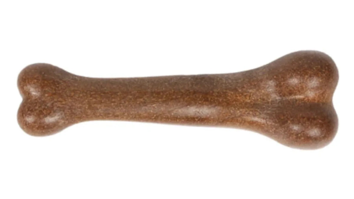 Natural Wood Dog Chew Bone Toy – 2-Pack | Non-Toxic, Indestructible