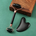 Premium Facial Roller & Gua Sha Beauty Set – Lift, Sculpt & Glow