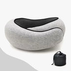 Emesa Home Travel Neck Pillow Memory Foam U-shaped Pillow Snail Style Travel Neck Support Portable Adjustable Soft Noon Break Sleep Pillows