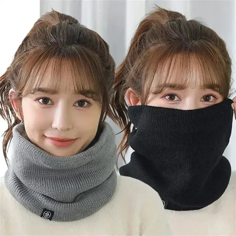 Knitted Neck Warmer Scarf for Outdoor Sports