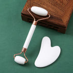 Premium Facial Roller & Gua Sha Beauty Set – Lift, Sculpt & Glow