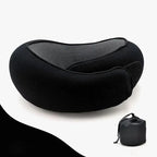 Emesa Home Travel Neck Pillow Memory Foam U-shaped Pillow Snail Style Travel Neck Support Portable Adjustable Soft Noon Break Sleep Pillows