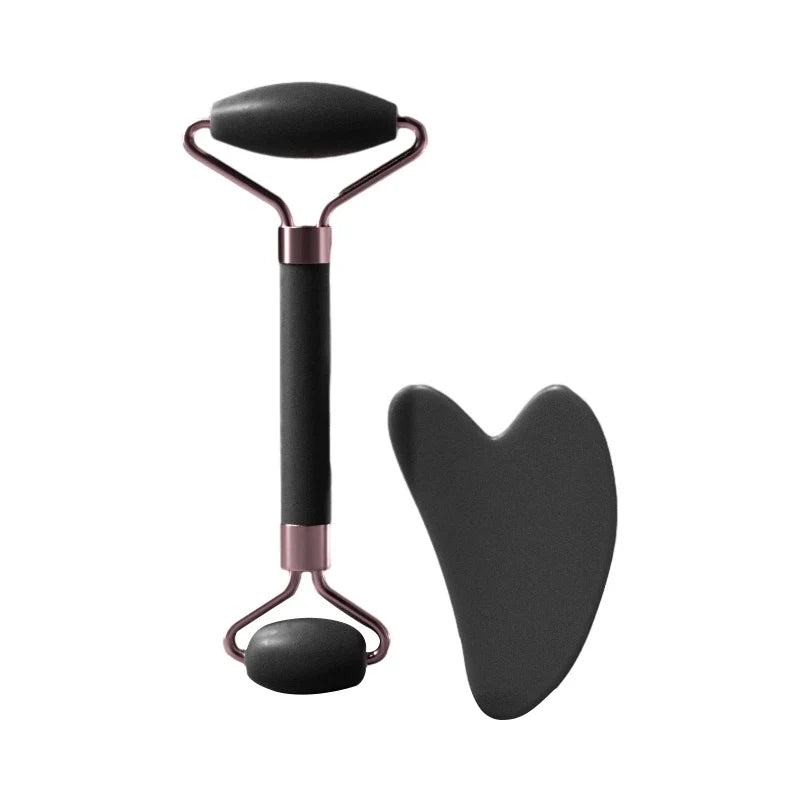 Premium Facial Roller & Gua Sha Beauty Set – Lift, Sculpt & Glow