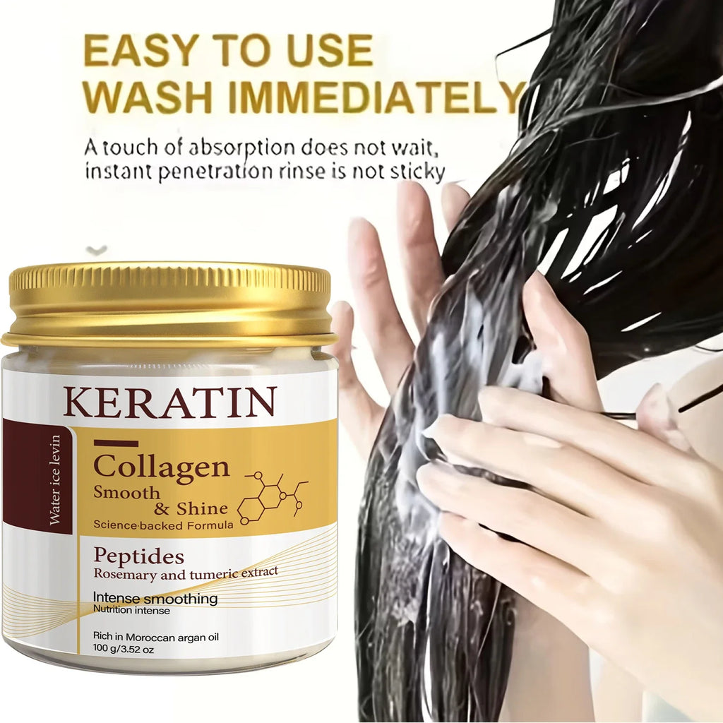 Revitalize Your Hair with Our Keratin Collagen Hair Mask