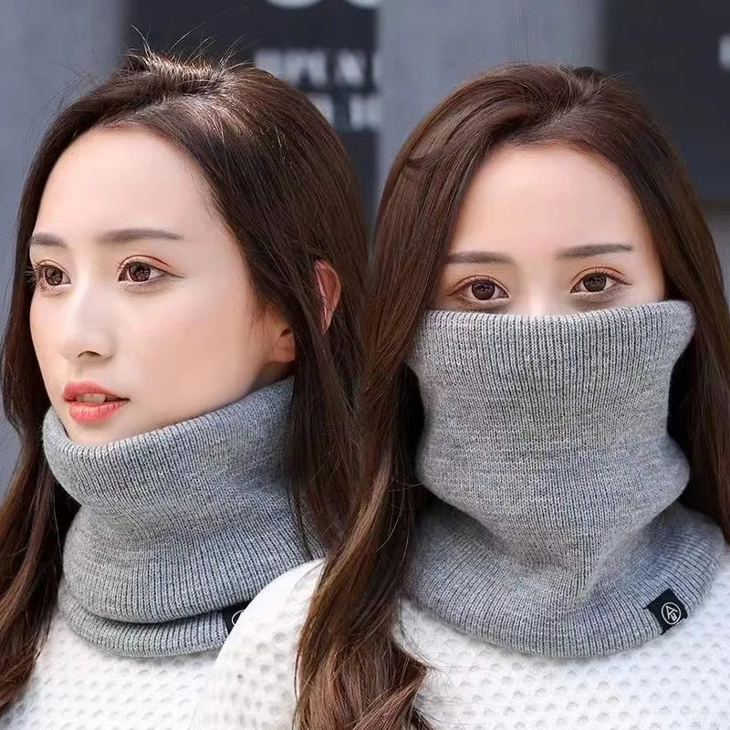 Knitted Neck Warmer Scarf for Outdoor Sports
