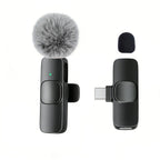 USB-C Wireless Lavalier Microphone – Portable Clip-On Travel Mic