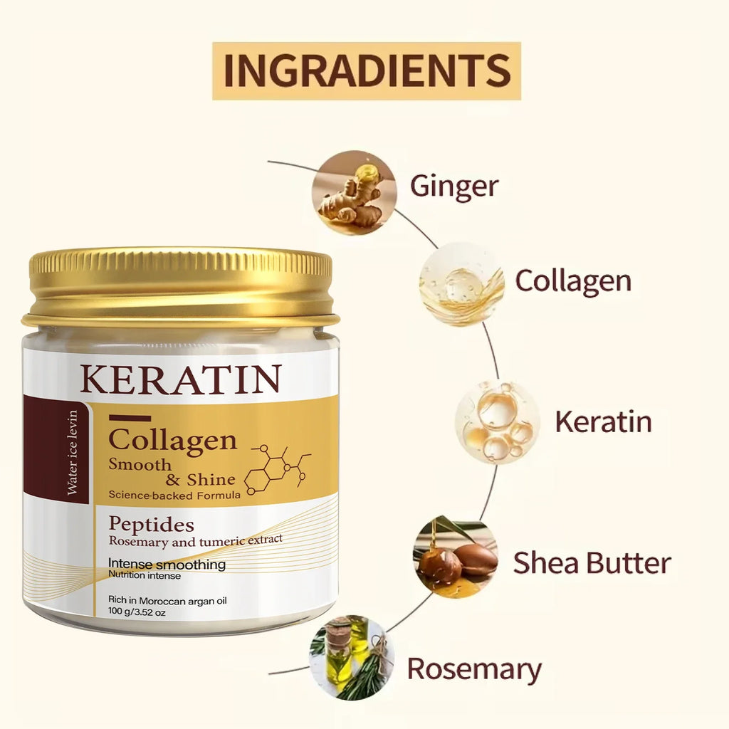 Revitalize Your Hair with Our Keratin Collagen Hair Mask