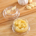Manual Garlic Crusher Roll Chopper Kitchen Gadget for Easy Mincing
