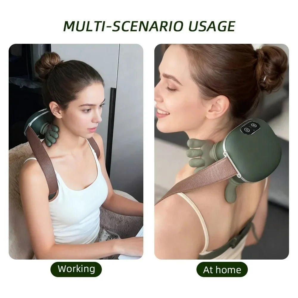 4D Wireless Neck and Shoulder Massager