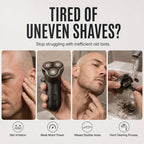 🎉🔥 2026 Sale — Over 14,000 Sold! ⚡🔥 2-in-1 Smart Electric Bald Head Shaver and Beard Trimmer with Digital Display
